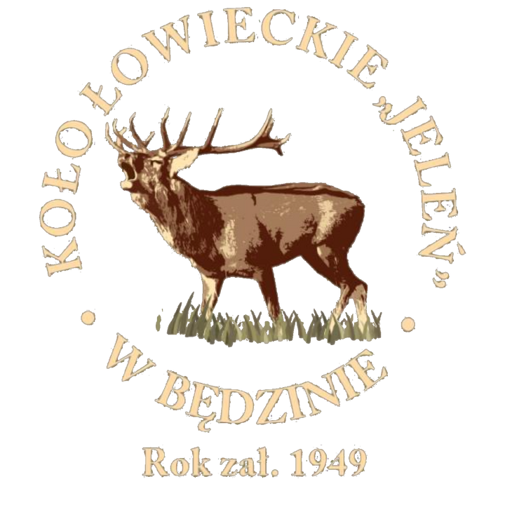 Emblemat Koła Łowieckiego „Jeleń” w Będzinie